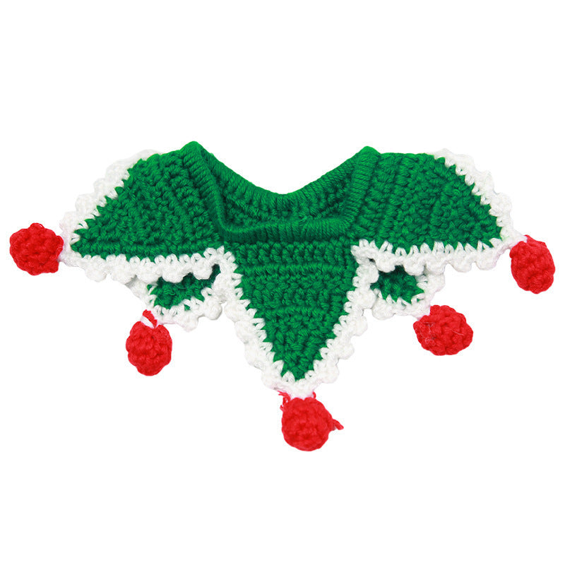 Adorable Christmas Pet Outfit β Festive Scarf & Hat Set for Dogs & Cats π