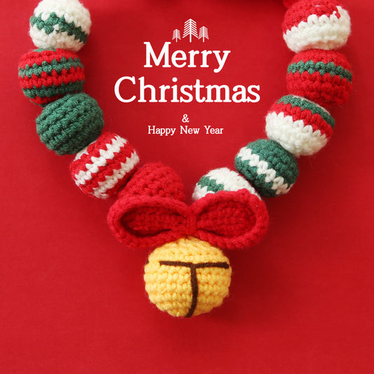 Adorable Christmas Pet Outfit – Festive Scarf & Hat Set for Dogs & Cats 🎄