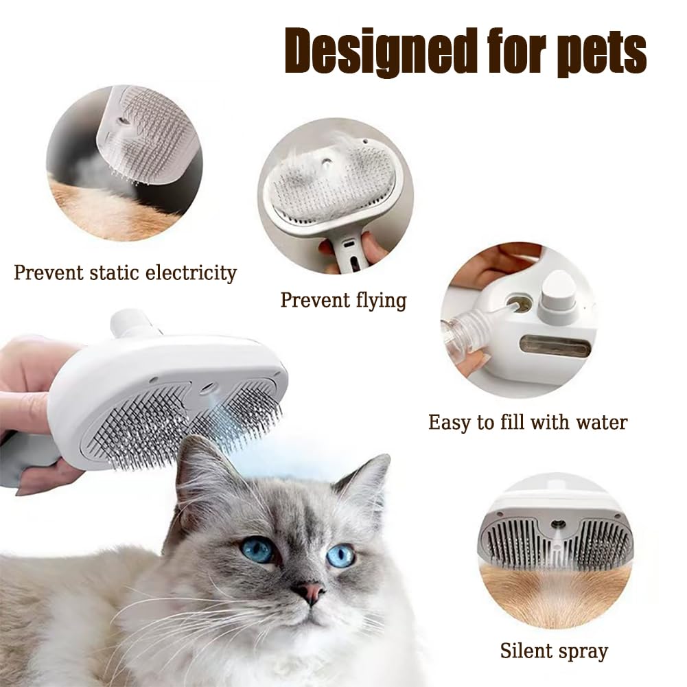 Mist Massage Dog Brush