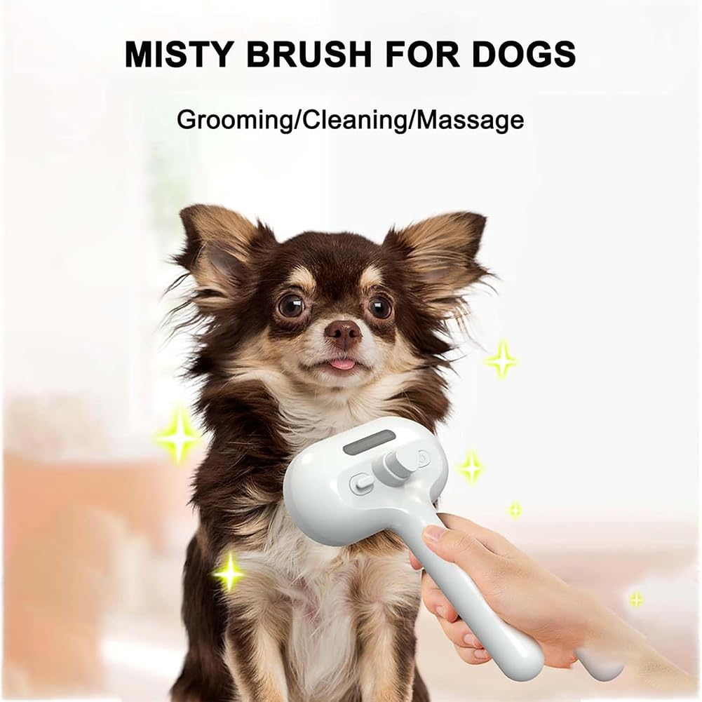 Mist Massage Dog Brush