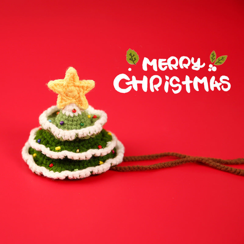 Adorable Christmas Pet Outfit – Festive Scarf & Hat Set for Dogs & Cats 🎄